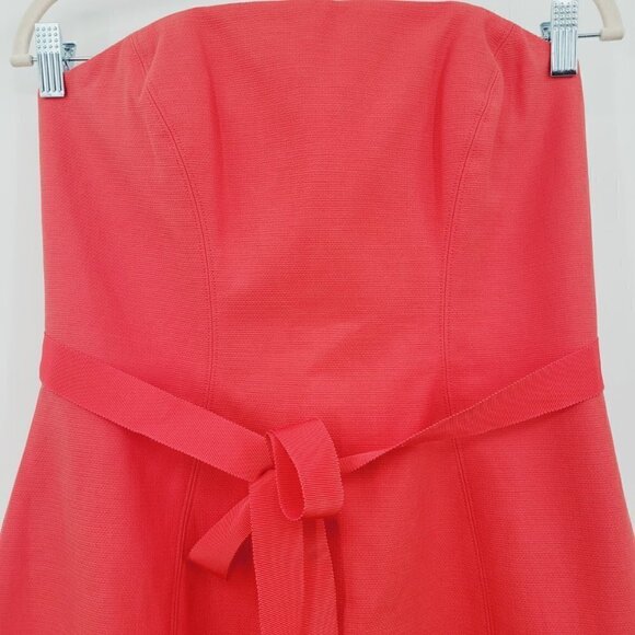 Paule Ka Paris Strapless Woven Sheath Dress - Picture 5 of 11